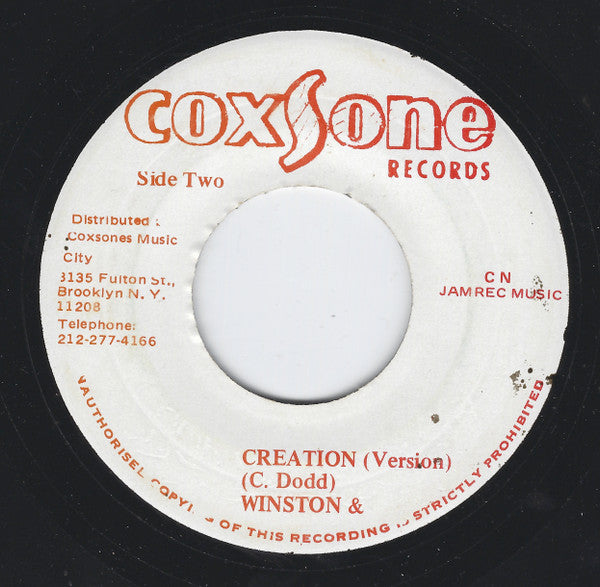 Burning Spear : Creation Rebel (7", RP)
