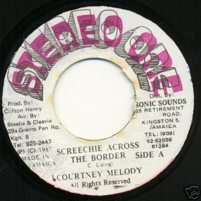Courtney Melody : Screechie Across The Border (7")
