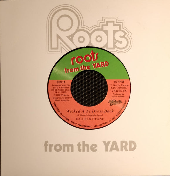 Earth & Stone* / The Revolutionaries : Wicked A Fe Dress Back (7", Single, RE)