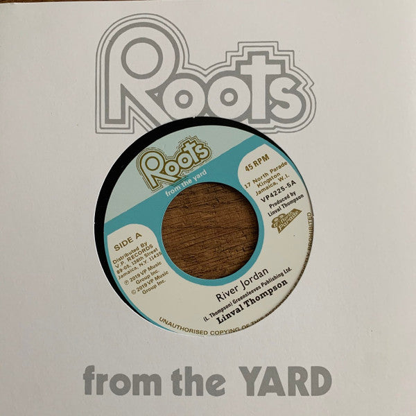 Linval Thompson : River Jordan (7", Single, RE, RP)