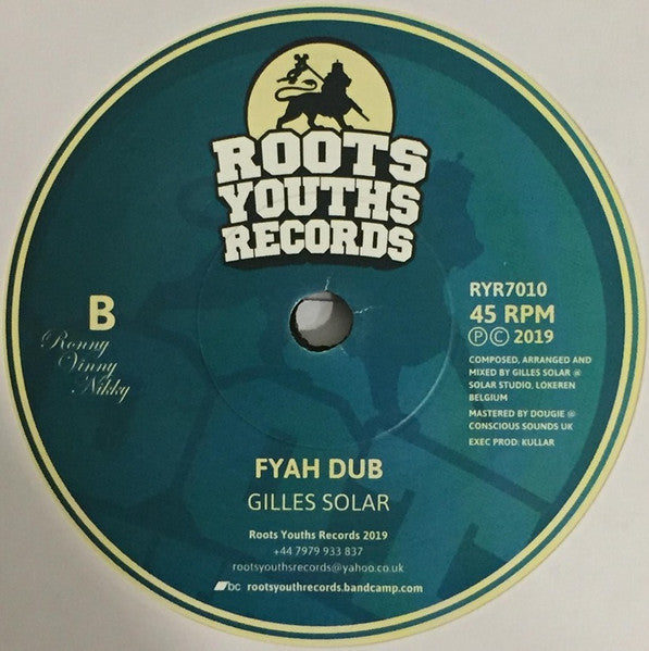 Gilles Solar : Brimstone (7", Single, Ltd)