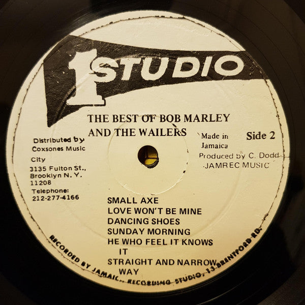 Bob Marley & The Wailers : The Best Of Bob Marley & The Wailers (LP, Comp)