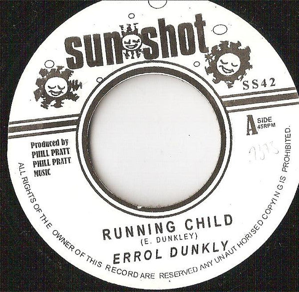 Errol Dunkly* / Tropical Shadows* : Running Child / Anniversary (7")