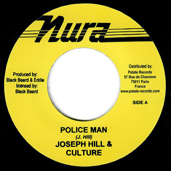 Joseph Hill & The Culture Posse* : Police Man (7", RE, RP)