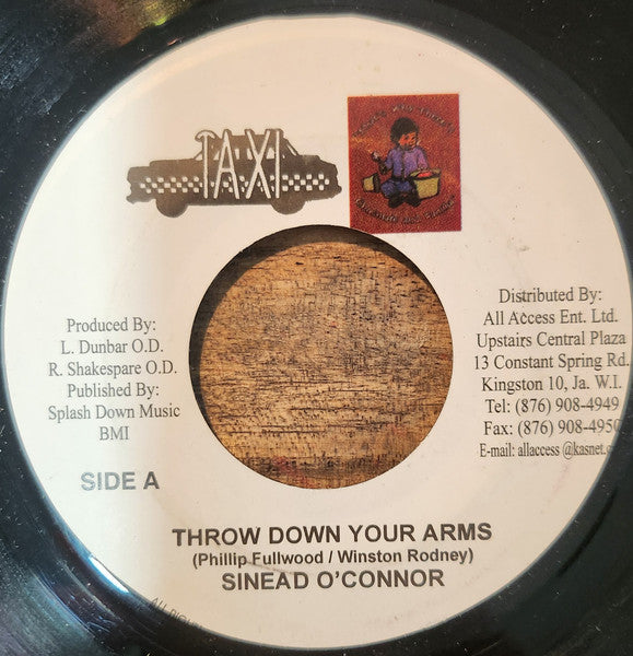 Sinéad O'Connor : Throw Down Your Arms (7", Single)