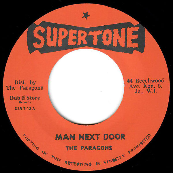 The Paragons : Man Next Door / Left With A Broken Heart (7", RE)