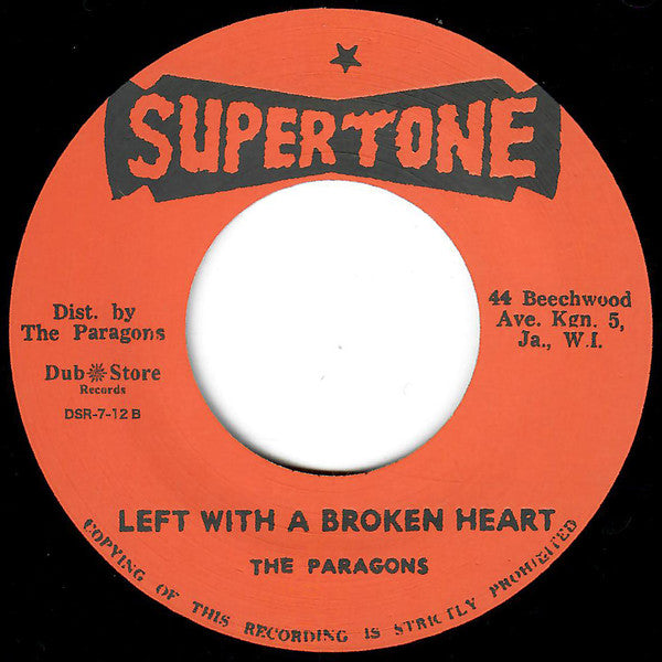 The Paragons : Man Next Door / Left With A Broken Heart (7", RE)