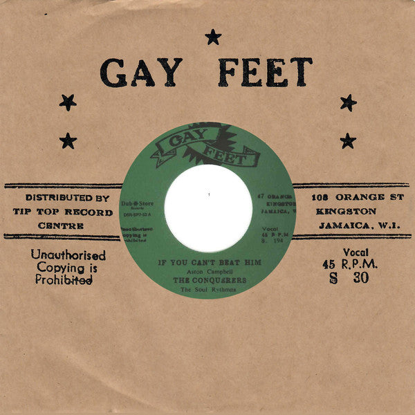The Conquerers* : If You Can't Beat Him (7", Single)