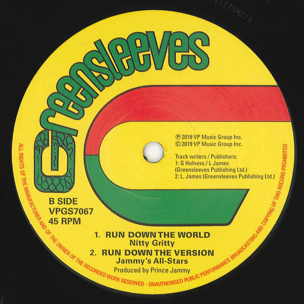 Junior Murvin / Nitty Gritty : Cool Down The Heat / Run Down The World (12")