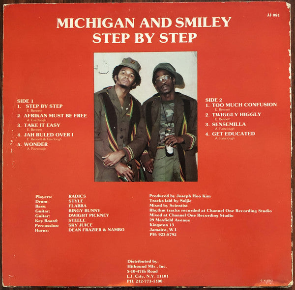 Michigan And Smiley* : Step By Step (LP, Album)