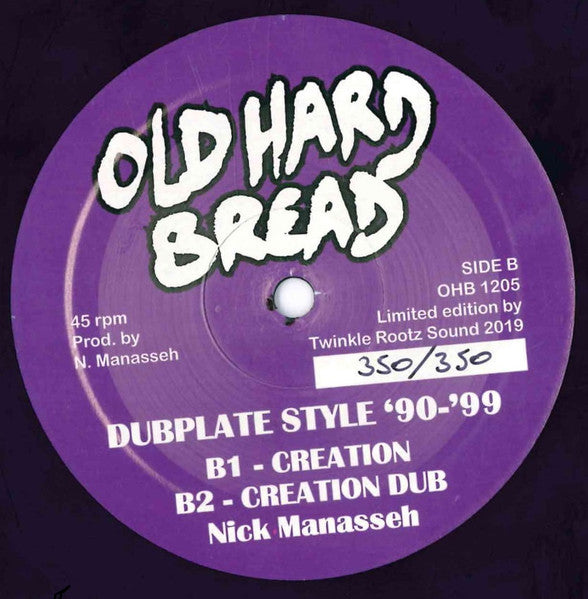 Nick Manasseh* : Dubplate Style '90-'99  (12", Ltd, Num)