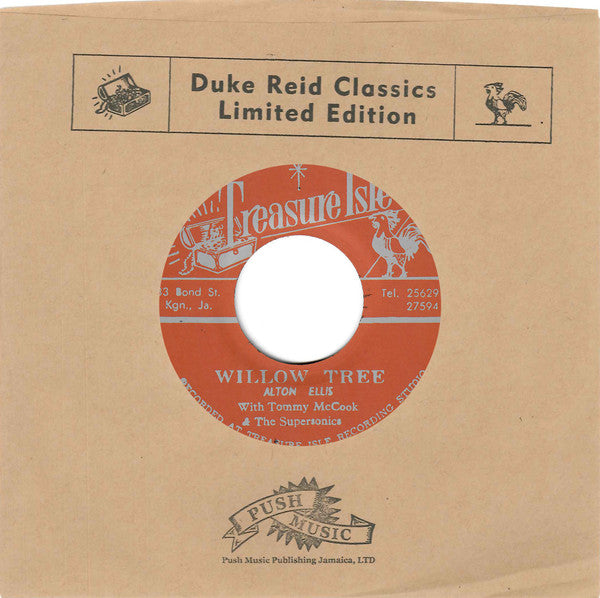 Alton Ellis With Tommy McCook & The Supersonics : Willow Tree / I Can't Stand It (7", Ltd, RM)