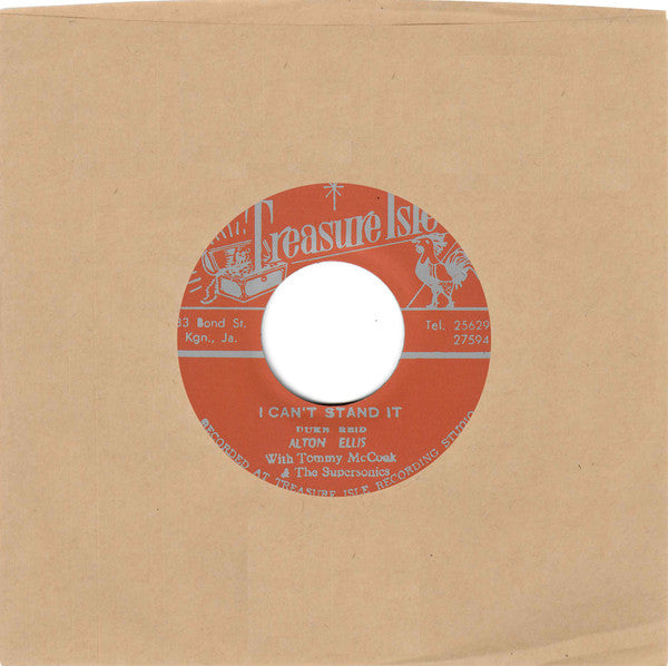 Alton Ellis With Tommy McCook & The Supersonics : Willow Tree / I Can't Stand It (7", Ltd, RM)