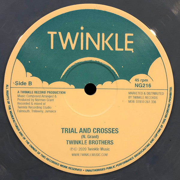 Twinkle Brothers : Image Of The Emperor / Trial And Crosses (12", Blu)