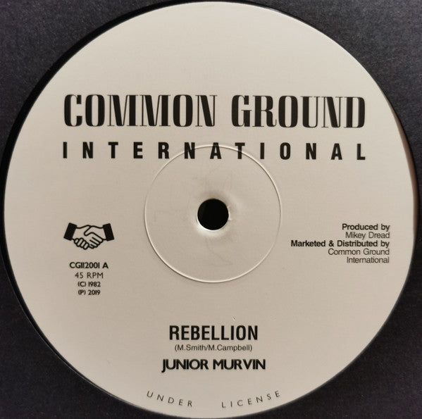 Junior Murvin : Guitar / Rebellion (12")