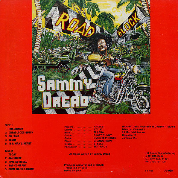 Sammy Dread : Roadblock (LP, Album)