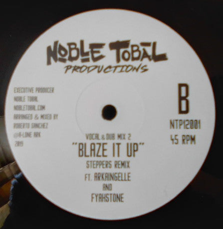 Arkaingelle & Fyahstone : Blaze It Up (12")