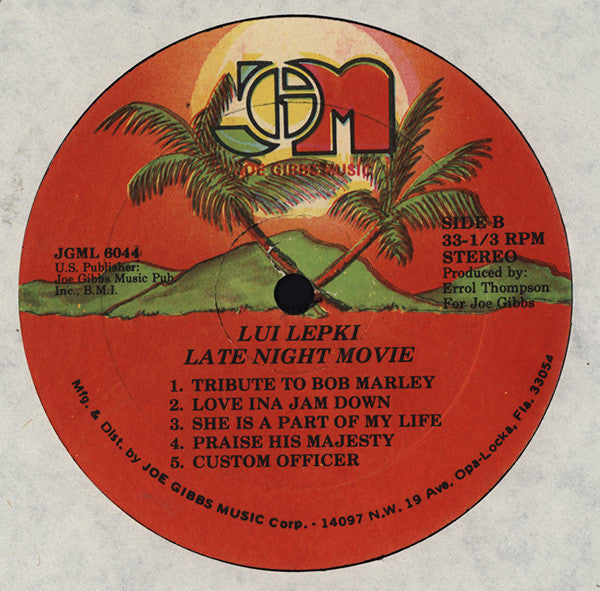 Louie Lepkie : Late Night Movie (LP, Album)