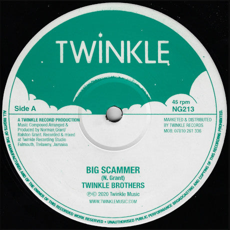 Twinkle Brothers : Big Scammer / ﻿Worry Bout Me (12", Maxi)