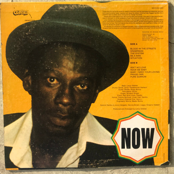 Leroy Sibbles : Now (LP, Album)