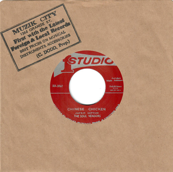 The Soul Vendors / Jackie Mittoo : Chinese Chicken / Put It On (7", Single, RE, RP)