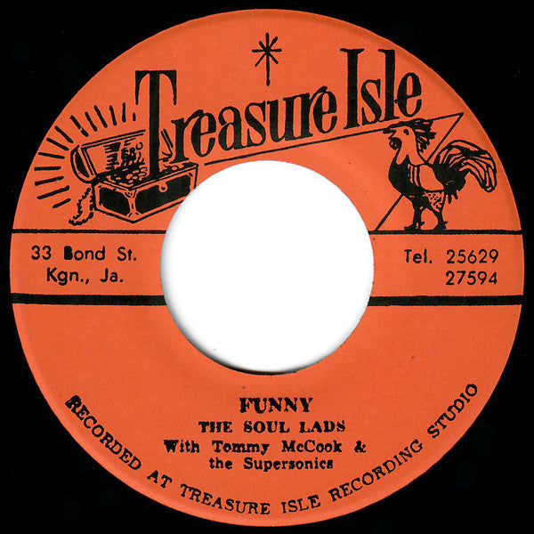 The Soul Lads With Tommy McCook & The Supersonics : Funny / I Am Yours Forever (7", Ltd, RM)