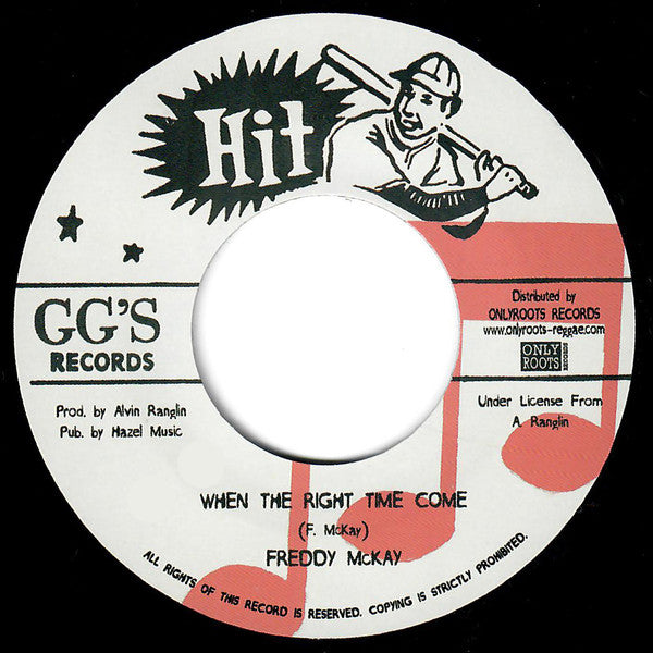 Freddie McKay : When The Right Time Come (7", Single, RE)