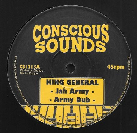 King General : Jah Army/Tell Them Again (12")