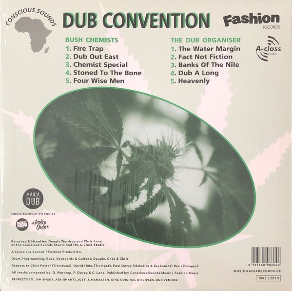 The Bush Chemists meets The Dub Organiser : Dub Convention (LP, Comp, RE, RM)