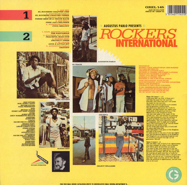 Augustus Pablo : Rockers International (LP, Comp, RE)