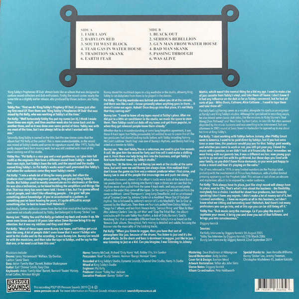 The Prophets : King Tubby's Prophecies Of Dub (LP, Album, RE)