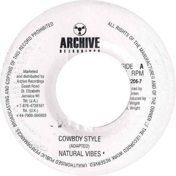 Natural Vibes : Cowboy Style (7")