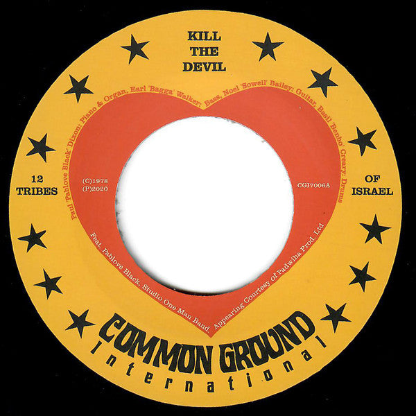 12 Tribes Of Israel Band : Kill The Devil (7", RE)