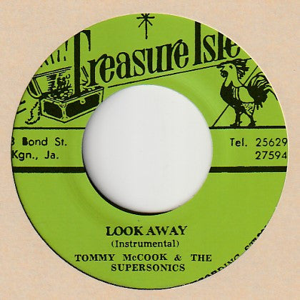 Justin Hinds & The Dominoes With Tommy McCook & The Supersonics / Tommy McCook & The Supersonics : The Road Is Rough / Look Away (7", Ltd, RM)