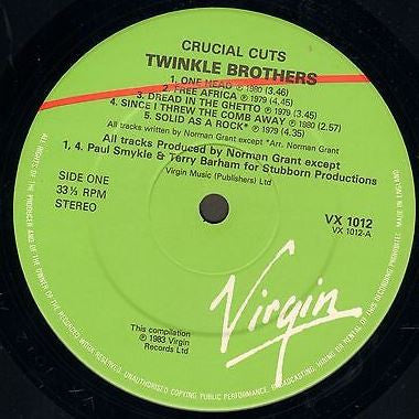 Twinkle Brothers : Crucial Cuts (LP, Comp)