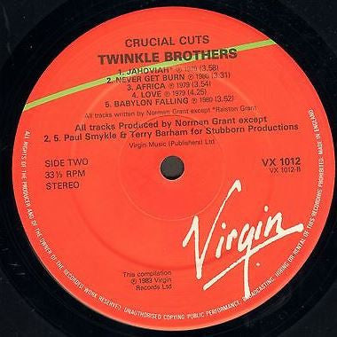 Twinkle Brothers : Crucial Cuts (LP, Comp)