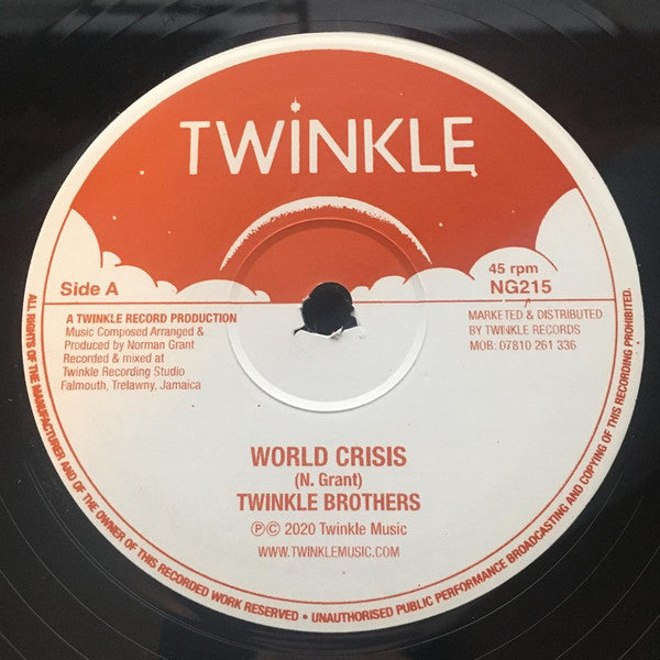 Twinkle Brothers : World Crisis / Declaration of Rights (12", RP)