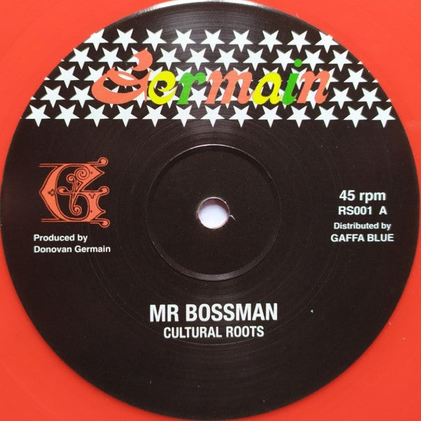 Cultural Roots / Slashe : Mr Bossman / Keep On Walking  (12", Red)