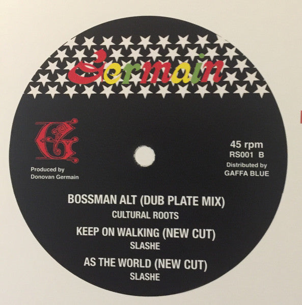 Cultural Roots / Slashe : Mr Bossman / Keep On Walking  (12", Red)