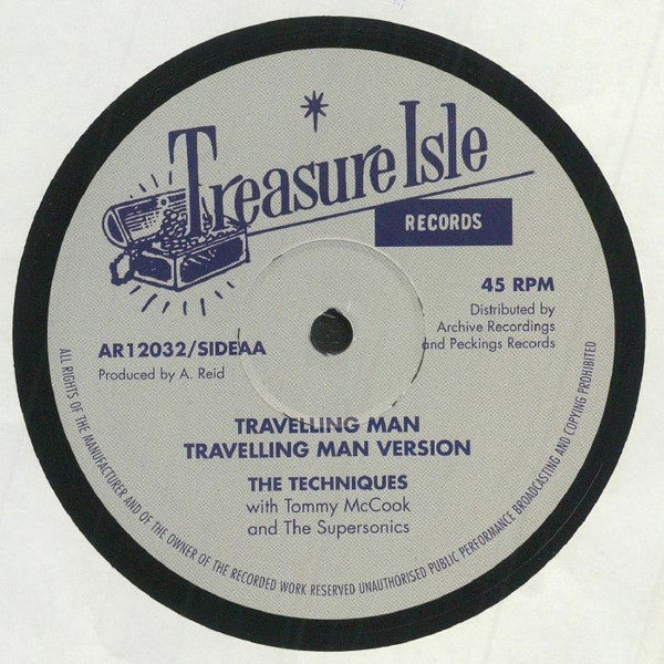 The Jamaicans With Tommy McCook And The Supersonics / Techniques* & The Supersonics : Baba Boom / Travelling Man  (12", RE)