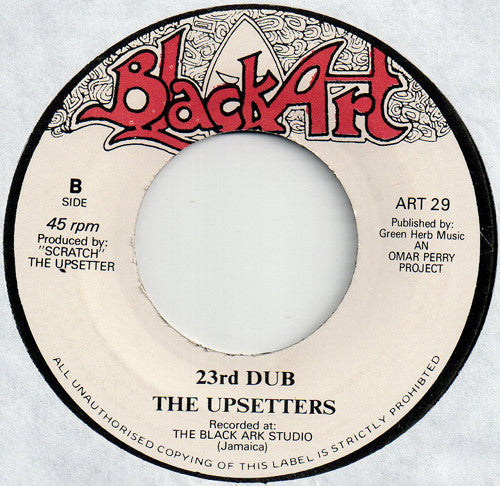 Jooks (3) & Big Youth / The Upsetters : 23rd Psalm / 23rd Dub (7", RE)