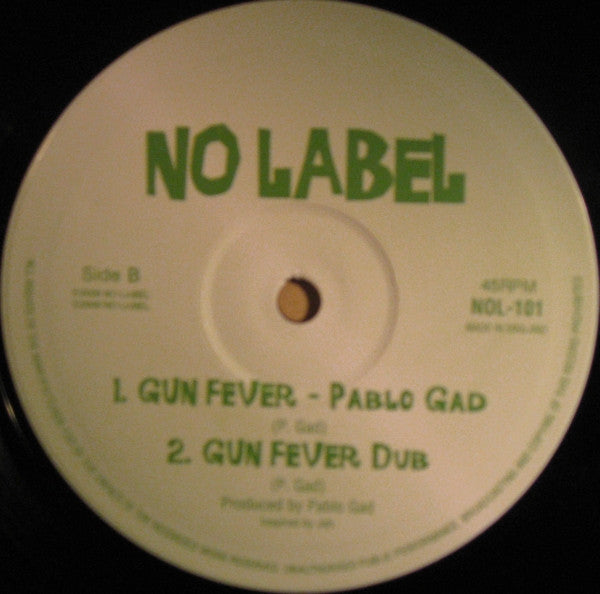 Pablo Gad : Hard Times / Gun Fever (10", RE)