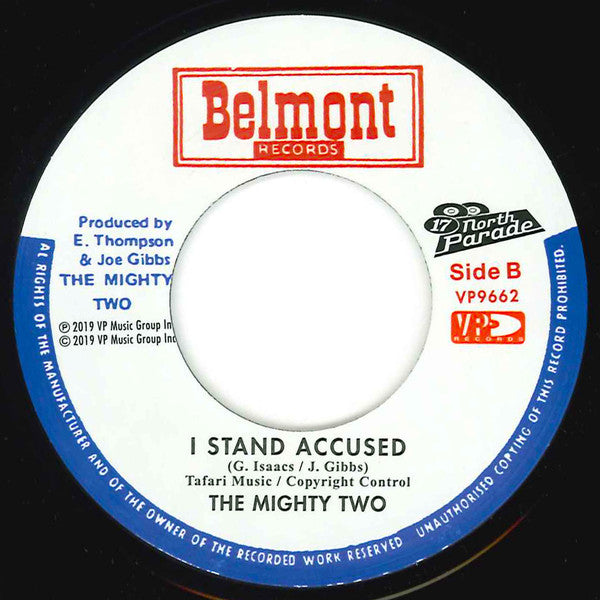 Gregory Isaacs / Mighty Two* : Babylon Too Rough / I Stand Accused (7", RE)