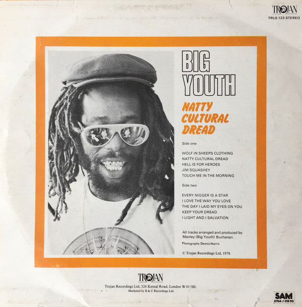 Big Youth : Natty Cultural Dread (LP, Album, RE)