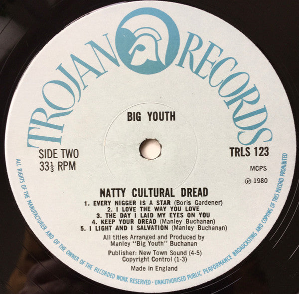 Big Youth : Natty Cultural Dread (LP, Album, RE)