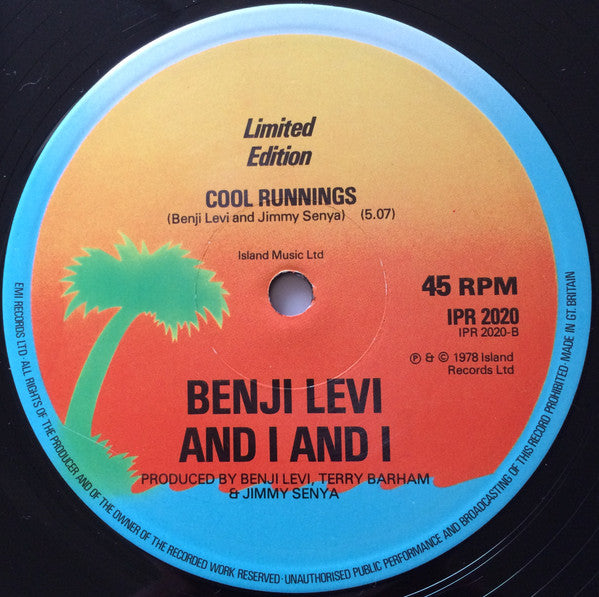 Benji Levi* And I And I : Love Number One (12", Ltd)