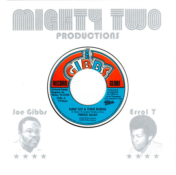 Prince Allah* / Joe Gibbs & The Professionals : Naw Go A Them Burial / Six Foot Six (7", RE)