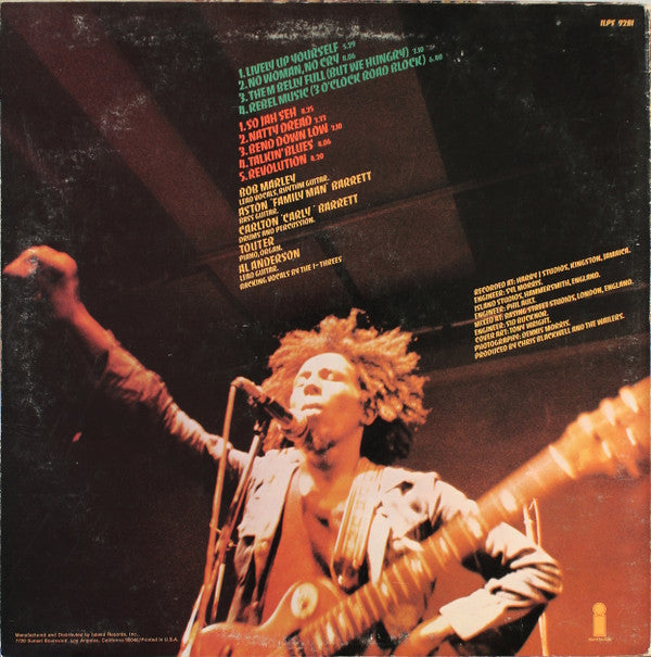 Bob Marley & The Wailers : Natty Dread (LP, Album, Pit)