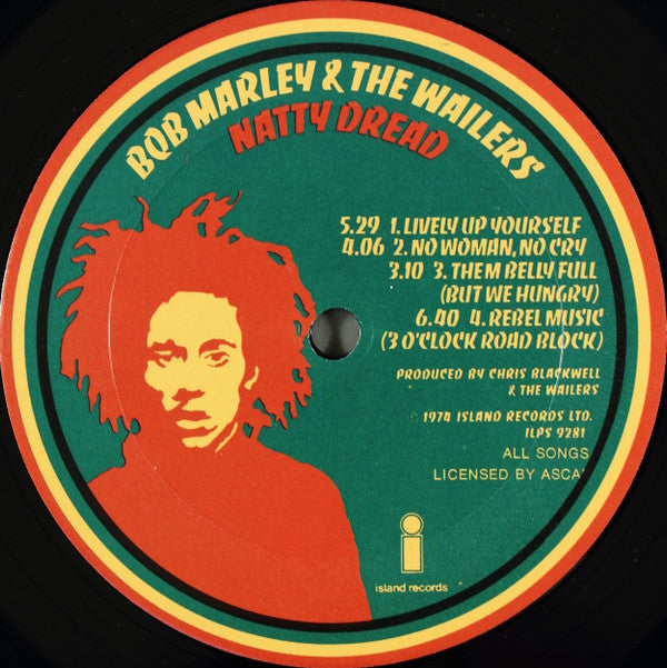 Bob Marley & The Wailers : Natty Dread (LP, Album, Pit)