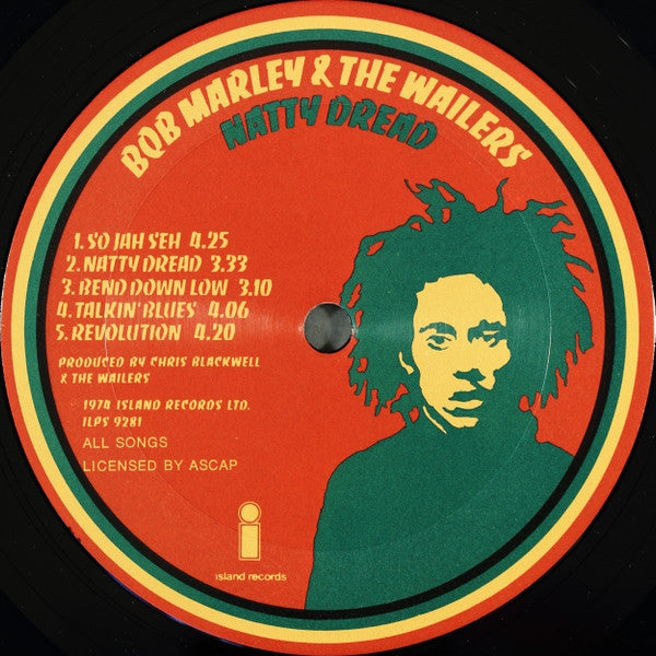 Bob Marley & The Wailers : Natty Dread (LP, Album, Pit)